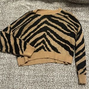 American eagle animal print sweater S
